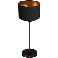 Tischlampe Noor schwarz/Chintz schwarz-gold, Höhe 47 cm, E27