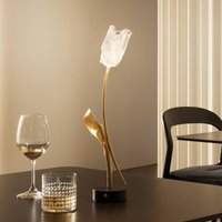 Slamp lampe de table LED rechargeable Tulip, pied noir