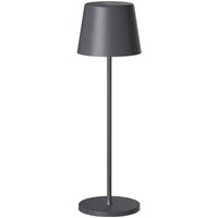 Müller Licht tint LED rechargeable table lamp Dalia, anthracite aluminium