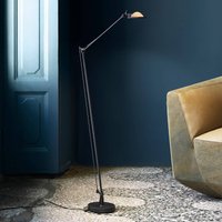 Luceplan Berenice floor lamp black, yellow head