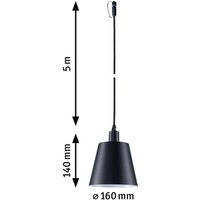 Paulmann Plug & Shine LED pendant light Kofia E14, aluminium