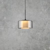 Paul Neuhaus LED hanging light Rika, Ø 15 cm, glass, dimmable