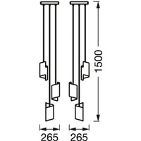 LEDVANCE SMART+ WiFi Decor Twist suspension, noir