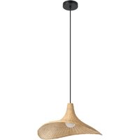 Hängeleuchte Haxey mit Bambusschirm, Ø 50 cm