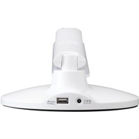 Aluminor LED-skrivbordslampa Success med klocka, vit