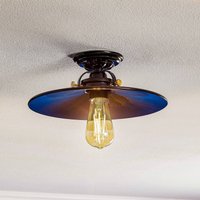 Sort keramisk loftslampe Edoardo, 31 cm