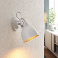 Lindby Adirta metal wall light in white