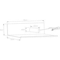 Lucide Applique pratique Sebo en métal noir
