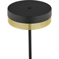 HELL LED-golvlampa Mesh med dimmer, svart/guld