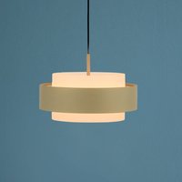 SCHÖNER WOHNEN LED-hänglampa Elmo, Sandbrise, 1 lampa, 3000 K