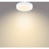 Philips Slim Surface 2.700K rond 21cm blanc