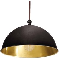 Moretti Luce Hänglampa Circle guld/mässing bronserad, Ø 15 cm