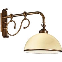 Cremasco Elegant vägglampa La Botte, elfenbensvit