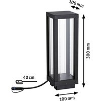 Paulmann Plug & Shine LED pedestal light Classic Lantern RGBW