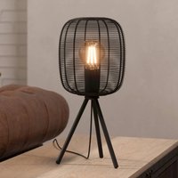 EGLO Rinroe table lamp, height 44 cm, black, steel
