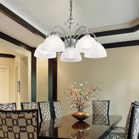 Searchlight Kromad taklampa MILANESE med 5 ljuskällor