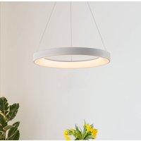 Mantra Iluminación Hänglampa Niseko II, fjärrkontroll, Ø 38 cm, vit