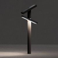 Lampa solarna LED HELIOSTEPPER firmy KLEWE, antracyt, szpikulec, IP65