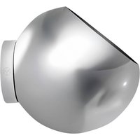AYTM Globe wall flower pot, Ø 17 cm, silver, stainless steel