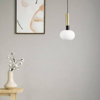 miloox by Sforzin Mose pendant light, 1-bulb, height 25 cm, gold