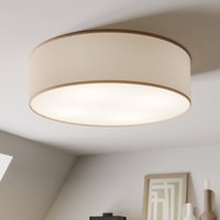 TK Lighting Rondo taklampa, beige, metall, Ø 45 cm, E27