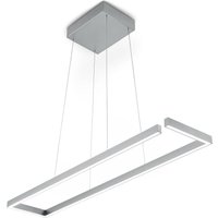 Knapstein Suspension LED Marisa-100, nickel mat, 100 x 20cm