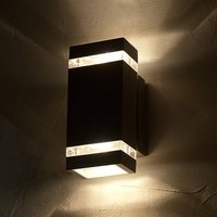 Rectangular shaped FOCUS LED exterior wall light