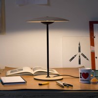 MARSET Ginger S LED bordslampa Ø32cm ek/vit