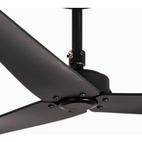 FARO BARCELONA Ventilateur de plafond Milos, DC, noir mat