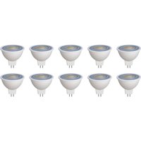 Prios GU5.3 LED bulb 7.5W 621lm 36° white 840 set of 10
