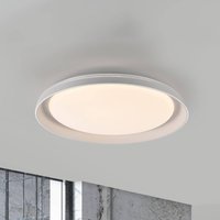 JUST LIGHT. GmbH JUST LIGHT. Plafonnier LED Sati, plastique, blanc
