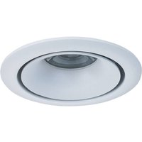 Maytoni Inbyggnadsspot Yin med aluminiumram i vitt