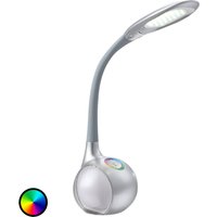 Globo Silverfärgad LED-bordslampa Paula