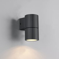 Trio Lighting Parana outdoor wall lamp, anthracite, height 11 cm, metal