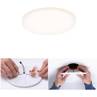 Paulmann LED-panel Veluna 3 000 K rund 12,5 cm