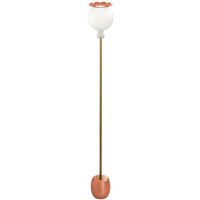kdln Opyo floor lamp, coral pink, height 172 cm