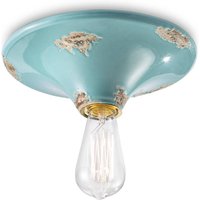 Ferroluce Vintage ceiling light C134 turquoise