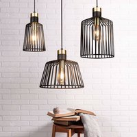 Searchlight Bird hanging light made of metal, Ø 30 cm