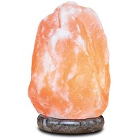 Wagner Life Saltlampa Rock 2–3 kg, marmorsockel, bärnsten