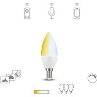 Müller Licht tint white amp. flamme LED E14 5,8 W