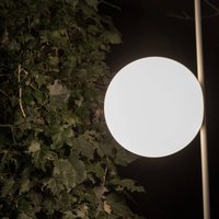 Karman Atmosphere outdoor floor lamp, white, 178 cm, plastic