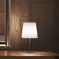 kdln Tatu table lamp, brass-coloured, height 69 cm, glass