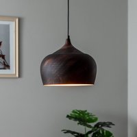 Opviq Saglam 3761 1-bulb pendant light Ø28cm copper/gold