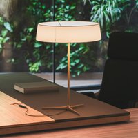 Vibia LED table lamp DAMA, beige, height 61 cm Paper/metal