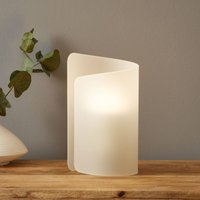 Selène Lampe à poser Papiro, satiné