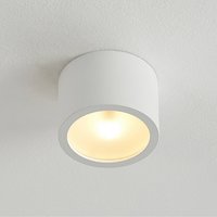 Arcchio downlight Nieva, G9, white, round, Ø 10cm, metal
