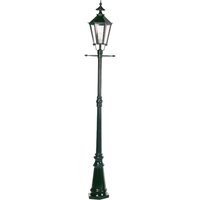 K.S. Verlichting Lampadaire d'extérieur Manchester à 1 lampe noir
