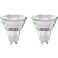 Arcchio LED-Leuchtmittel GU10 4,7W 2700K 850lm Glas 2er-Set