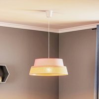 Duolla Galaxy Soft Nature pendant light, pink/brown