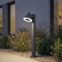 Lindby Soran LED path light, black, 60 cm, metal, IP44